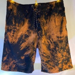 Custom dyed men’s shorts.